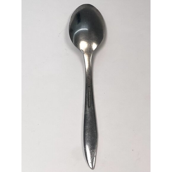 Sears Roebuck Stainless Misty Isle Floral Pattern Teaspoon SPOON 6.25" *Flaws* - Picture 3 of 4